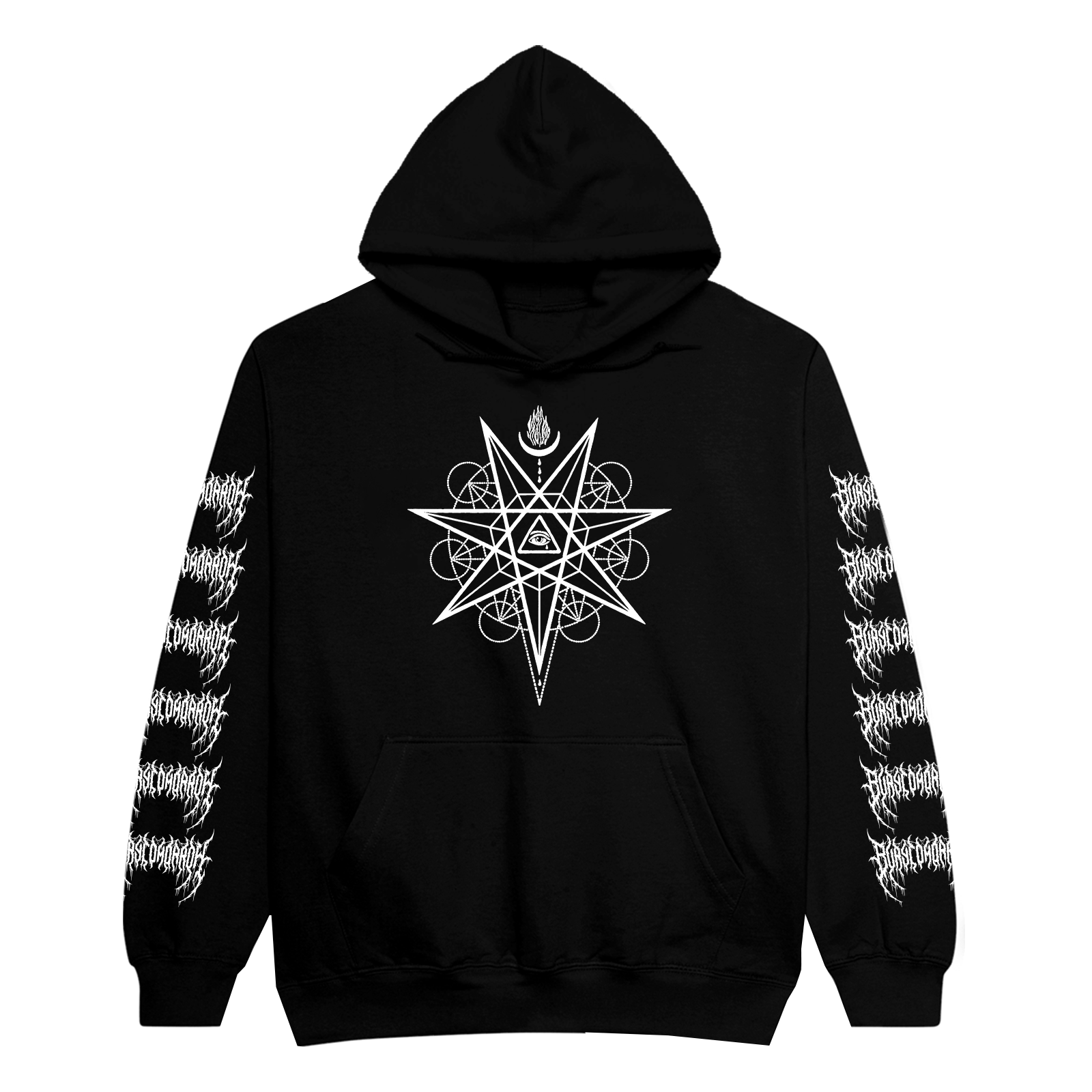 SEVENTH SUN HOODIE (BLACK) - Main Image