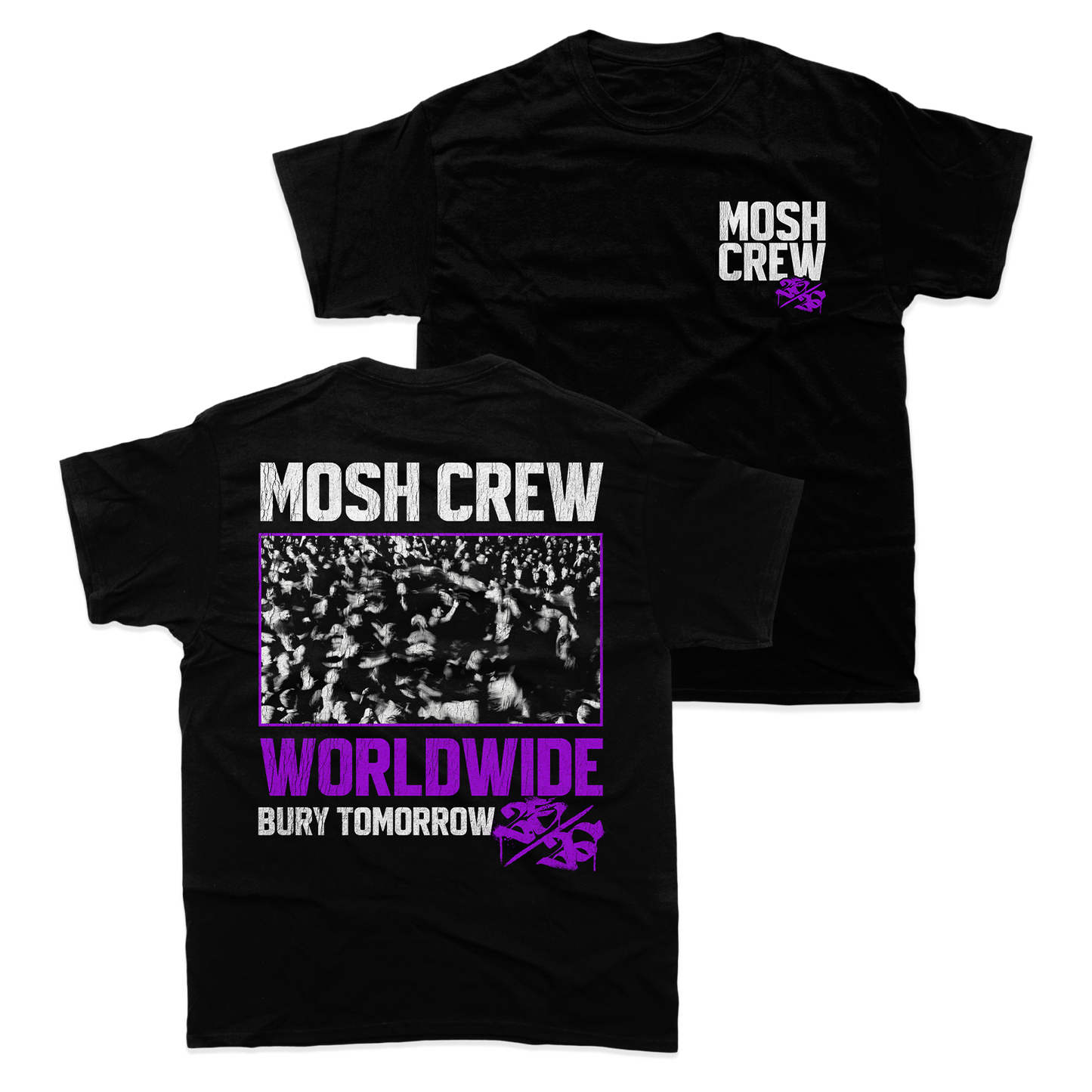 MOSH CREW T-SHIRT (BLACK)
