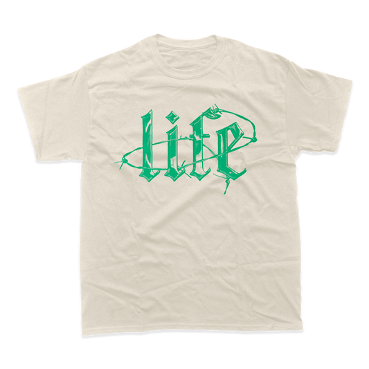 LIFE/DEATH T-SHIRT (NATURAL)