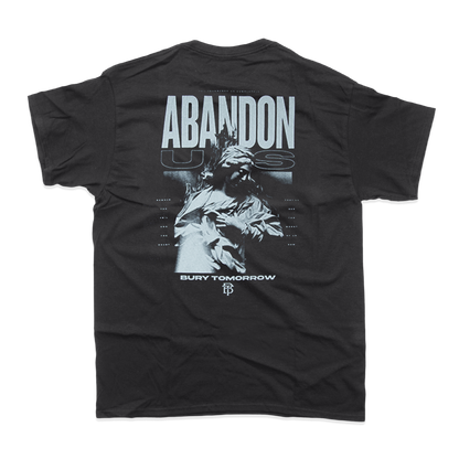 ABANDON US T-SHIRT (WASHED COAL)