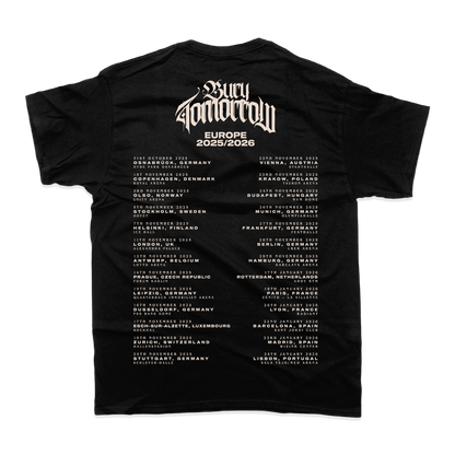 2025 EUROPE TOUR T-SHIRT (BLACK)